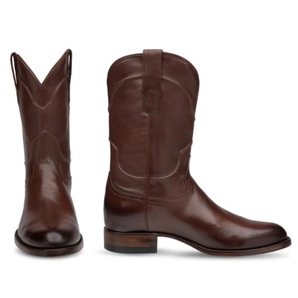 BACHESTO- The TEX Russet (D) classic Roper boot - Picture 5 of 8